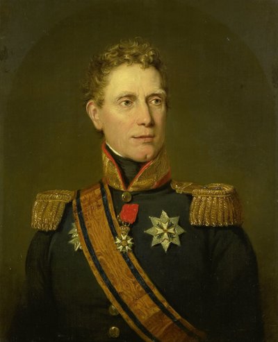 Portrét Jonkheer Jan Willem Janssens, guvernér Kapské kolonie a generální guvernér Nizozemské východní Indie od Jan Willem Pieneman