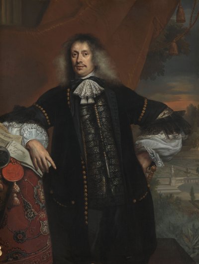Hieronymus van Beverningk (1614-1690). Pán z Teylingenu. Vládní plátce, 1670 od Jan de Baen