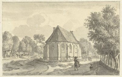 Kostel Helsdingen poblíž Vianen od Jan de Beijer