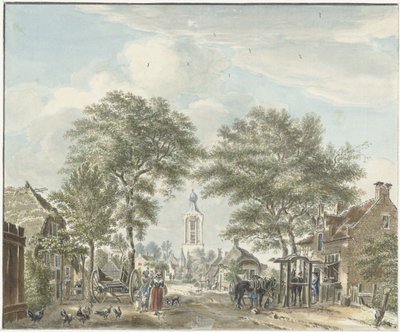 Pohled na Scherpenzeel od Jan de Beijer