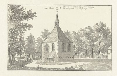 Pohled na kostel v Driebergen od Jan de Beijer