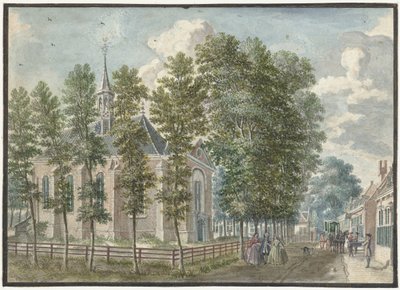 Pohled na kostel Bloemendaal od Jan de Beijer
