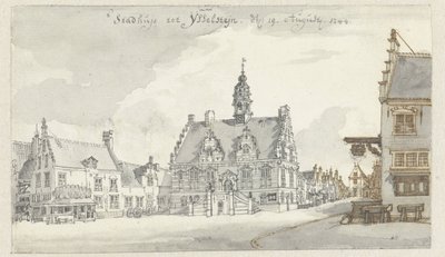 Pohled na radnici IJsselstein od Jan de Beijer