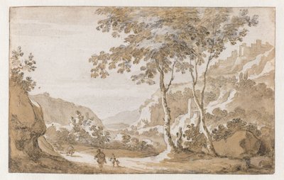 Albano při pohledu ze západu od Jan de Bisschop (attributed to)