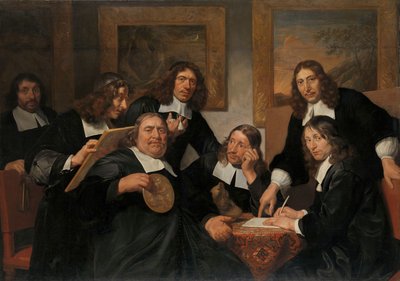 Guvernéři cechu svatého Lukáše, Haarlem, 1675 od Jan de Bray