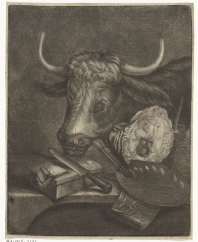 Atributy cechu svatého Lukáše, 1735 od Jan de Groot