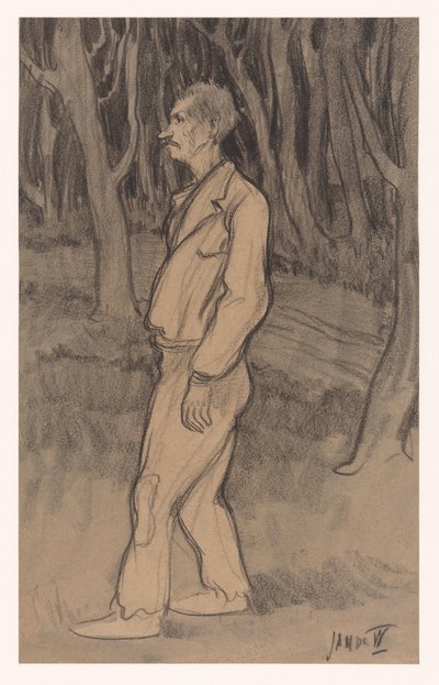 Pracovník od Jan de Waardt (signed by artist)