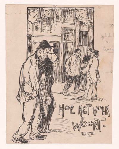 Jak lidé žijí (název na objektu) od Jan de Waardt (signed by artist)