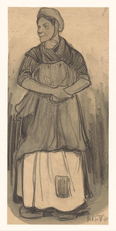 ženský od Jan de Waardt (signed by artist)