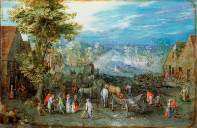 Krajina, konec 16. nebo začátek 17. století od Jan the Elder Brueghel