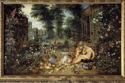 Čich. Alegorie pěti smyslů Obraz Jana I. Brueghel Dit De Velours (1568-1625) od Jan the Elder Brueghel
