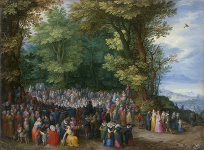 Kázání na hoře od Jan the Elder Brueghel