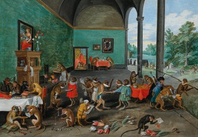 Alegorie Tulipánové mánie, polovina 17. století. (olej na dřevě) od Jan the Younger Brueghel