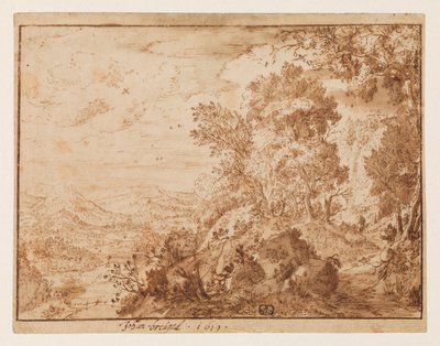 Horská krajina, 1619 od Jan Brueghel the Younger