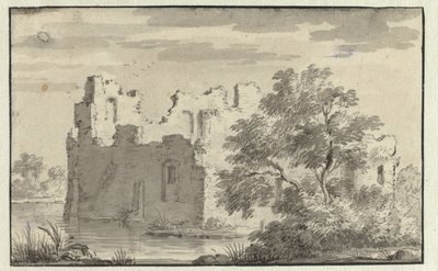 Ruiny Huis te Forest of Oosterwijk od Jan van Aken (attributed to)