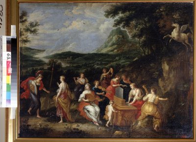 Pallas Athéna a múzy od Jan van Balen