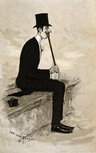 Muž z pařížské společnosti od Jan van Beers