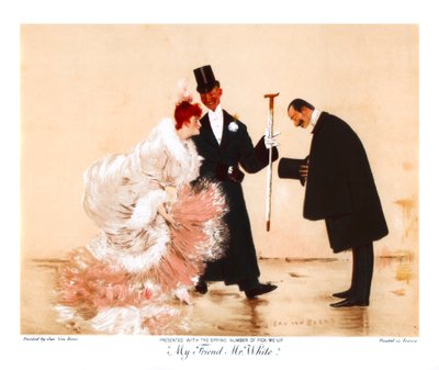 Můj přítel pan White, c1870-1920. od Jan van Beers