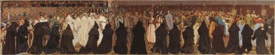 Pohřeb Karla Dobrého v Bruggách 22. dubna 1127 od Jan van Beers