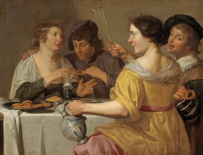 Jedlíci preclíků. 1630-40 od Jan van Bijlert