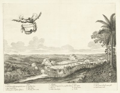 Gevechten v Porto Calvo, 1637 Bitva u Bald Harbor (název na objektu) od Jan van Brosterhuyzen