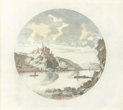 Pohled na hrad Rheinfels na Rýně od Jan van Call (I)