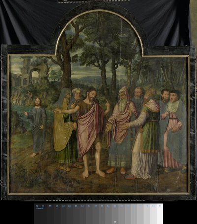 Triptych s výjevy ze života sv. Jana Křtitele od Jan van Coninxloo (II)