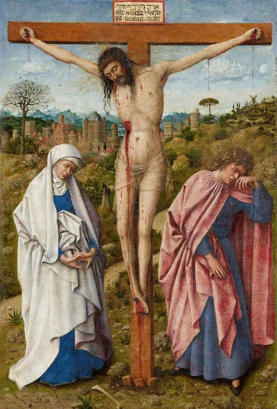 Ukřižování Krista od Jan van Eyck