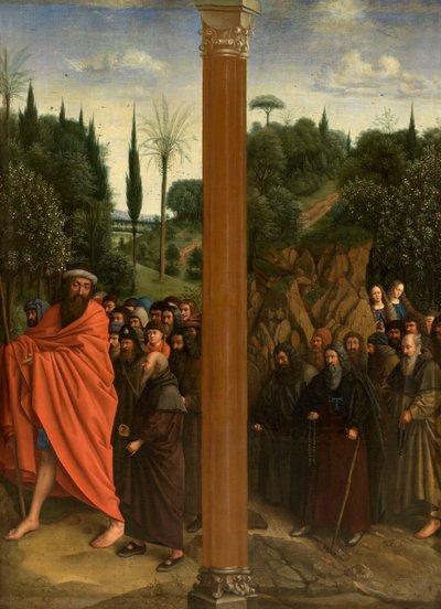 Svatí poustevníci a svatí poutníci od Jan van Eyck