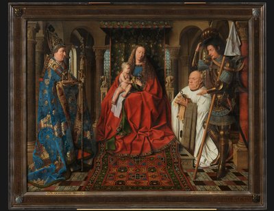 Madonna s kanovníkem Jorisem van der Paelem od Jan van Eyck