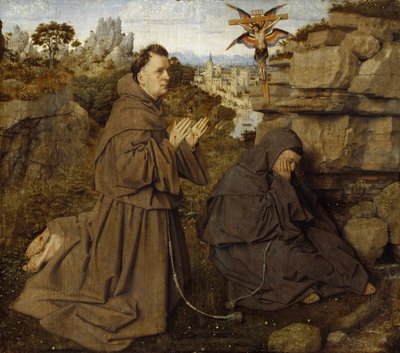 Svatý František z Assisi přijímá stigmata, cca 1430. od Jan van Eyck