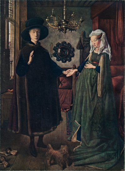 Portrét Arnolfiniho, 1434, 1904 od Jan van Eyck