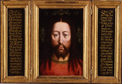 Triptych: Kristus jako Salvator Mundi od Jan van Eyck