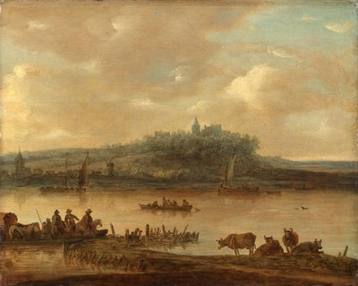 Pohled na Rýn a Elterberg od Jan van Goyen (manner of)