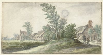 Pohled na vesnici od Jan van Goyen (possibly)