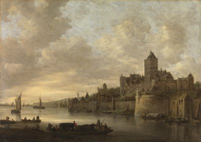 Der Valkhof v Nijmegenu od Jan van Goyen