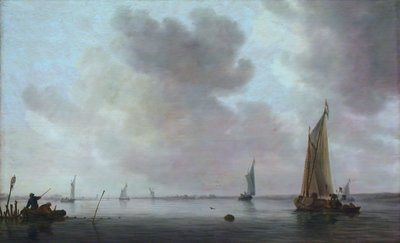 Rybářské lodě u ústí řeky, 1633. od Jan van Goyen