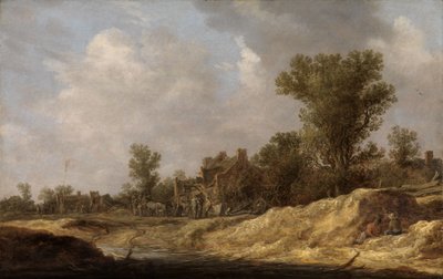 Krajina s venkovany od Jan van Goyen