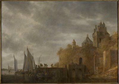 Přístav od Jan van Goyen