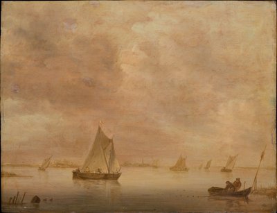Říční krajina od Jan van Goyen