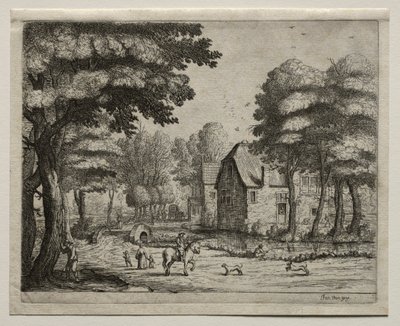 Kamenný most od Jan van Goyen