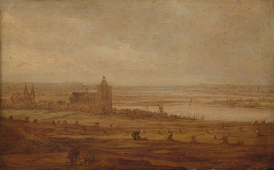 Pohled na Arnhem od Jan van Goyen