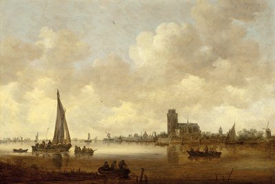 Pohled na Dordrecht od Jan van Goyen