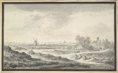 Pohled na řeku s dunami v popředí od Jan van Goyen