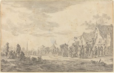 Vesnická pouť od Jan van Goyen