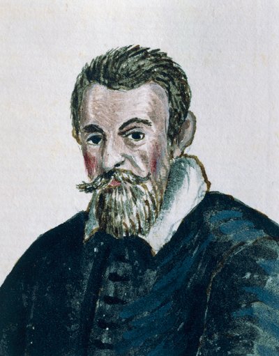 Portrét Claudia Monteverdiho (Cremona od Jan van Grevenbroeck