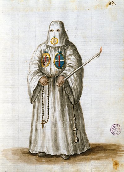 Rucha Bratrstva sv. Bernarda ze Sieny (pero a inkoust a wc na papíře) od Jan van Grevenbroeck