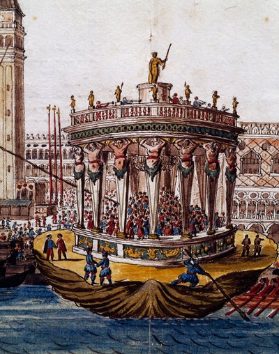 Světové divadlo, Turnaj v Benátkách od Brotherhood of Knights of Garter od Jan van Grevenbroeck