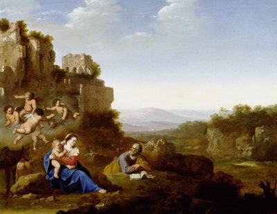 Svatá rodina od Jan van Haensbergen