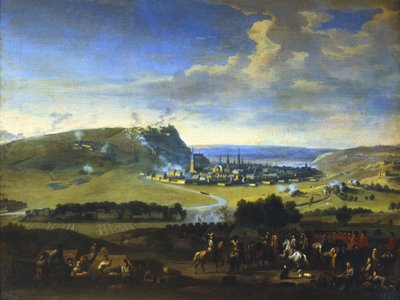 „Obležení Namuru“, scéna před posledním útokem, 5. srpna 1695 od Jan van Huchtenburg